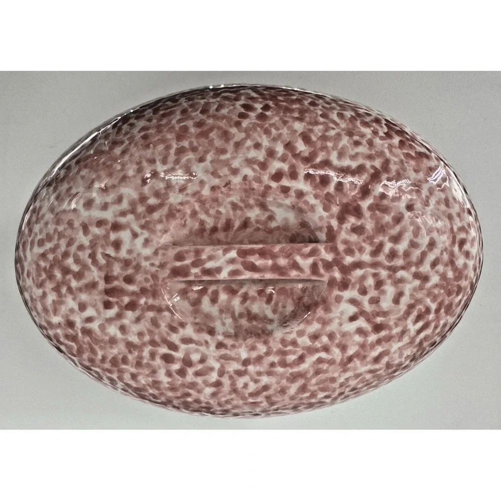 Temptations Presentable Ovenware Covered Casserole Dish Floral‎ Pink